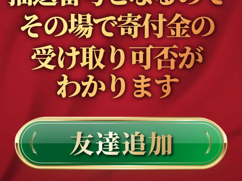 バラマキプロジェクトのページ下部。©寄付金バラマキプロジェクトとだけ記載